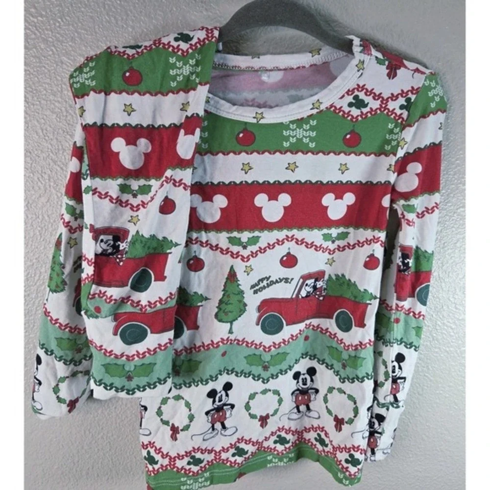 Posh Peanut Disney Christmas Pajama Bundle 2T Mickey + Grinch Bamboo‎ 2 Sets